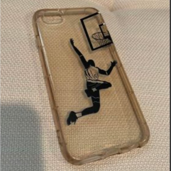 iPhone SE 2020 / 7 / 8 Dunk Basketball Clear Case - Picture 1 of 6
